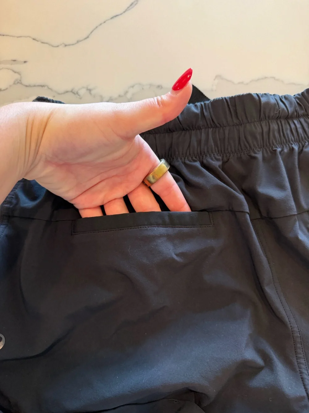 lululemon athletica Women's Spring Break Away Shorts- Black Size 8